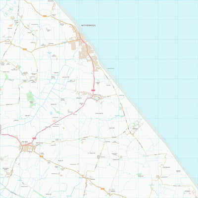 UK Topographic Maps East Riding of Yorkshire (TA32) digital map