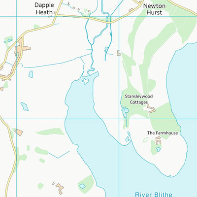 UK Topographic Maps East Staffordshire District (B) (SK02) digital map