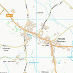UK Topographic Maps East Staffordshire District (B) (SK02) digital map