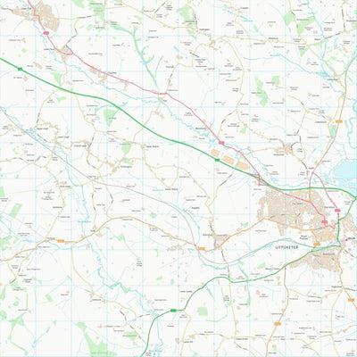 UK Topographic Maps East Staffordshire District (B) (SK03) digital map