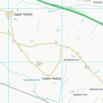 UK Topographic Maps East Staffordshire District (B) (SK03) digital map
