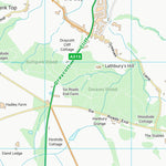 UK Topographic Maps East Staffordshire District (B) (SK12) digital map