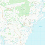 UK Topographic Maps East Suffolk District (TM34) digital map