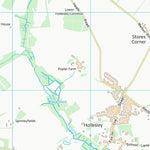 UK Topographic Maps East Suffolk District (TM34) digital map