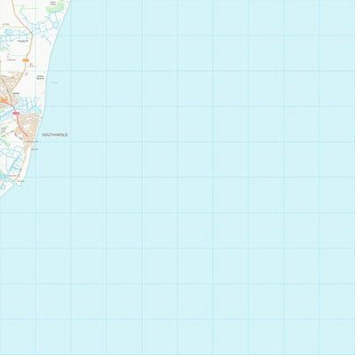 UK Topographic Maps East Suffolk District (TM57) digital map