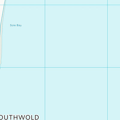 UK Topographic Maps East Suffolk District (TM57) digital map