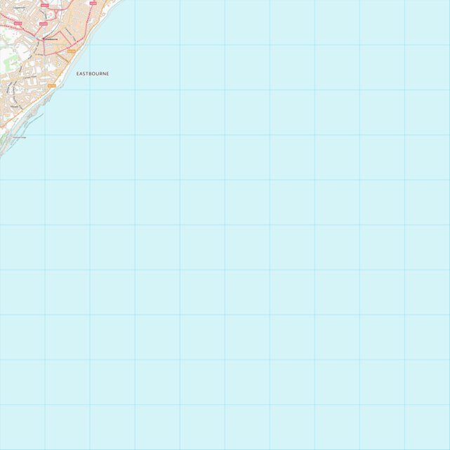 Eastbourne District (B) (TV69) Map by UK Topographic Maps | Avenza Maps