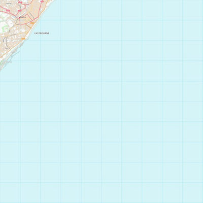 UK Topographic Maps Eastbourne District (B) (TV69) digital map