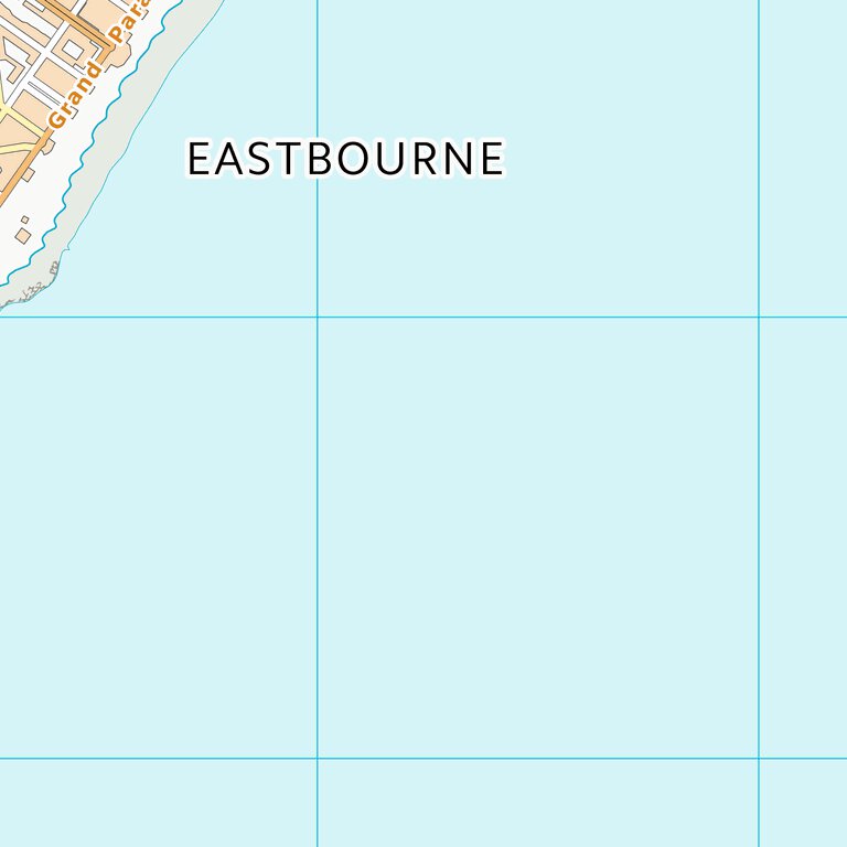 Eastbourne District (B) (TV69) Map by UK Topographic Maps | Avenza Maps