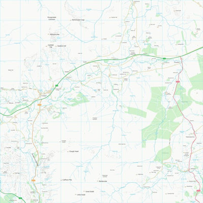UK Topographic Maps Eden District (NY32) digital map