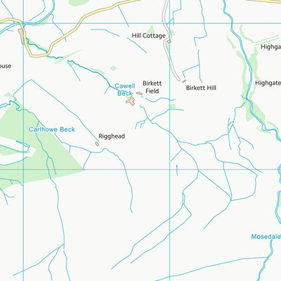 UK Topographic Maps Eden District (NY32) digital map