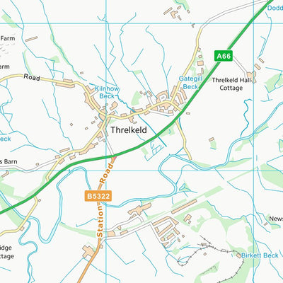 UK Topographic Maps Eden District (NY32) digital map