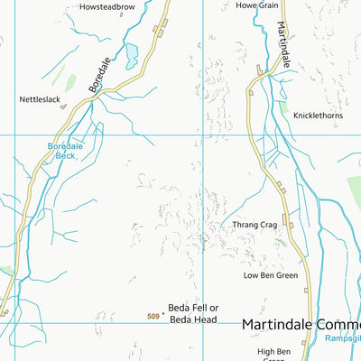 UK Topographic Maps Eden District (NY41) digital map