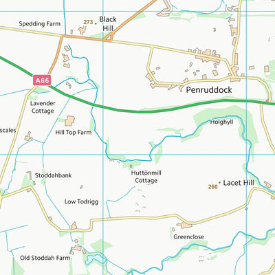 UK Topographic Maps Eden District (NY42) digital map