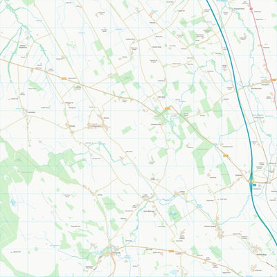 UK Topographic Maps Eden District (NY43) digital map