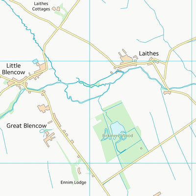 UK Topographic Maps Eden District (NY43) digital map