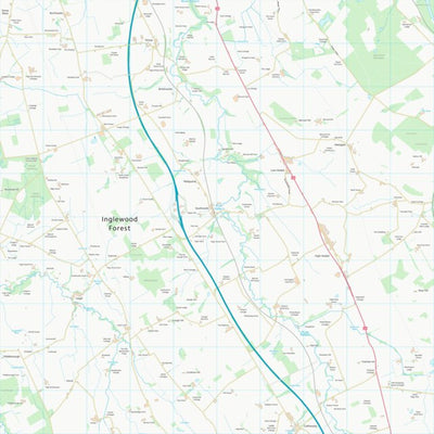 UK Topographic Maps Eden District (NY44) digital map