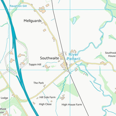 UK Topographic Maps Eden District (NY44) digital map