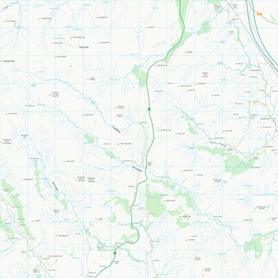 UK Topographic Maps Eden District (NY50) digital map