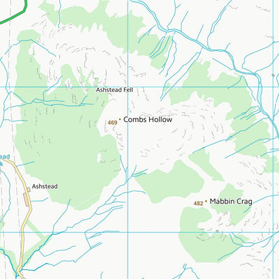 UK Topographic Maps Eden District (NY50) digital map