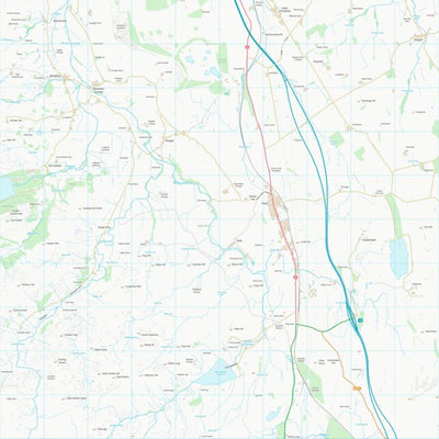 UK Topographic Maps Eden District (NY51) digital map