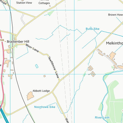 UK Topographic Maps Eden District (NY52) digital map