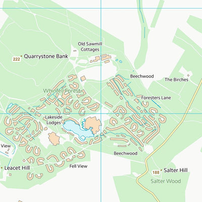 UK Topographic Maps Eden District (NY52) digital map