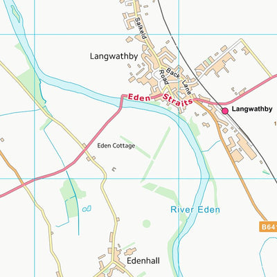 UK Topographic Maps Eden District (NY53) digital map