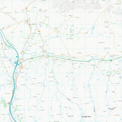 UK Topographic Maps Eden District (NY60) digital map