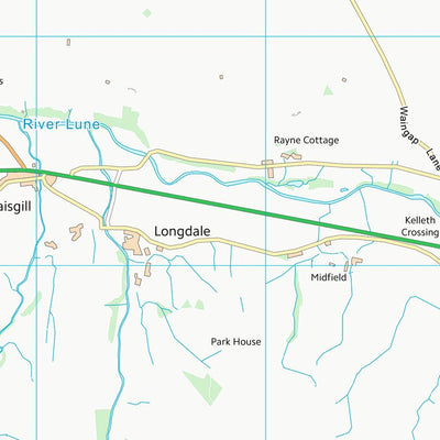 UK Topographic Maps Eden District (NY60) digital map