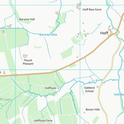 UK Topographic Maps Eden District (NY61) digital map