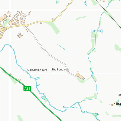 UK Topographic Maps Eden District (NY62) digital map