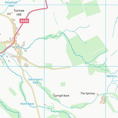 UK Topographic Maps Eden District (NY63) digital map