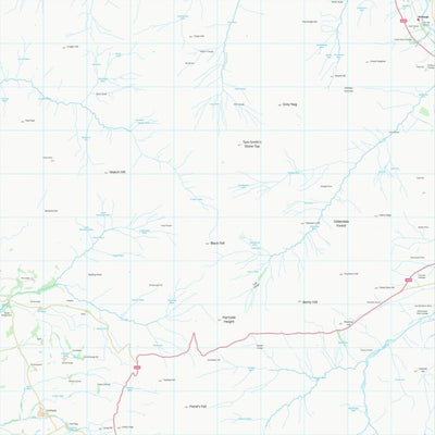 UK Topographic Maps Eden District (NY64) digital map