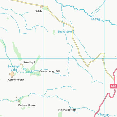 UK Topographic Maps Eden District (NY64) digital map