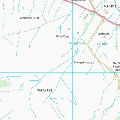 UK Topographic Maps Eden District (NY74) digital map