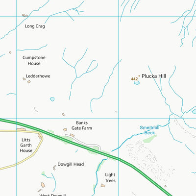 UK Topographic Maps Eden District (NY81) digital map