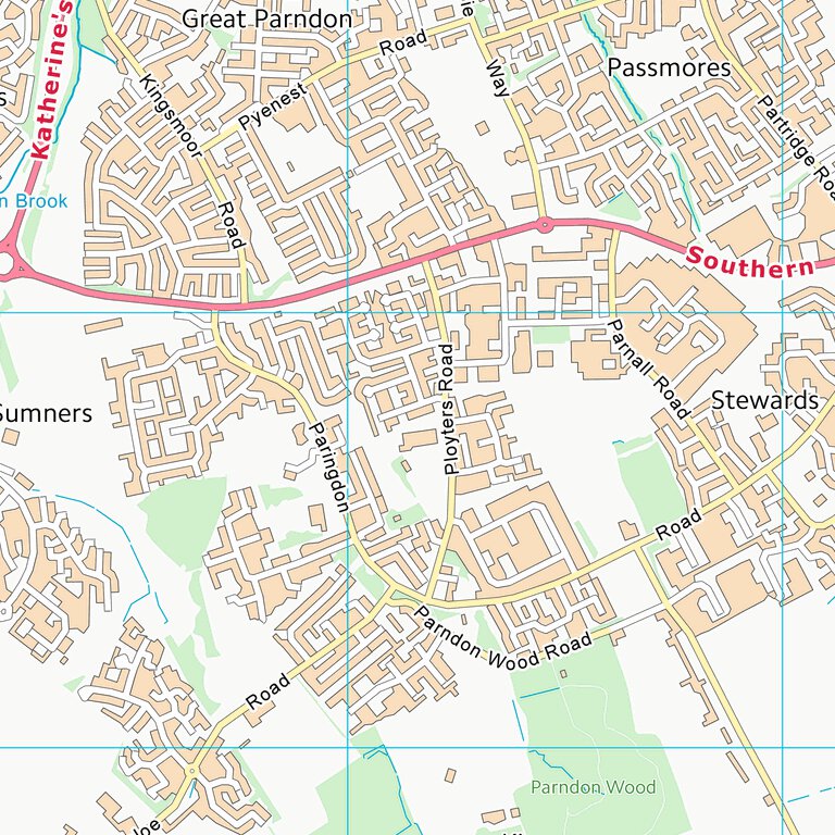 Epping Forest District (TL40) Map by UK Topographic Maps | Avenza Maps