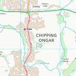 UK Topographic Maps Epping Forest District (TL50) digital map