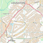 UK Topographic Maps Epping Forest District (TQ49) digital map