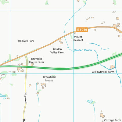 UK Topographic Maps Erewash District (B) (SK43) digital map