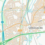 UK Topographic Maps Erewash District (B) (SK43) digital map