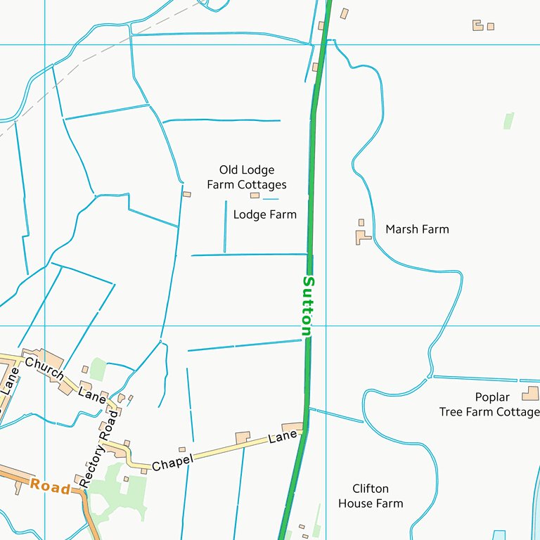 Fenland District (TF41) Map by UK Topographic Maps | Avenza Maps