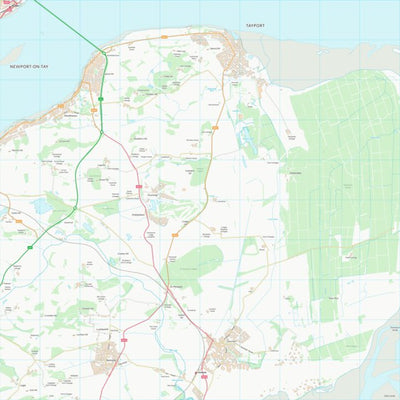 UK Topographic Maps Fife (NO42) digital map