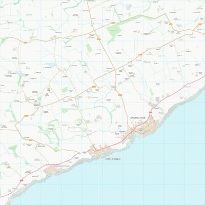 UK Topographic Maps Fife (NO50) digital map