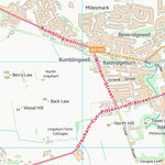 UK Topographic Maps Fife (NT08) digital map