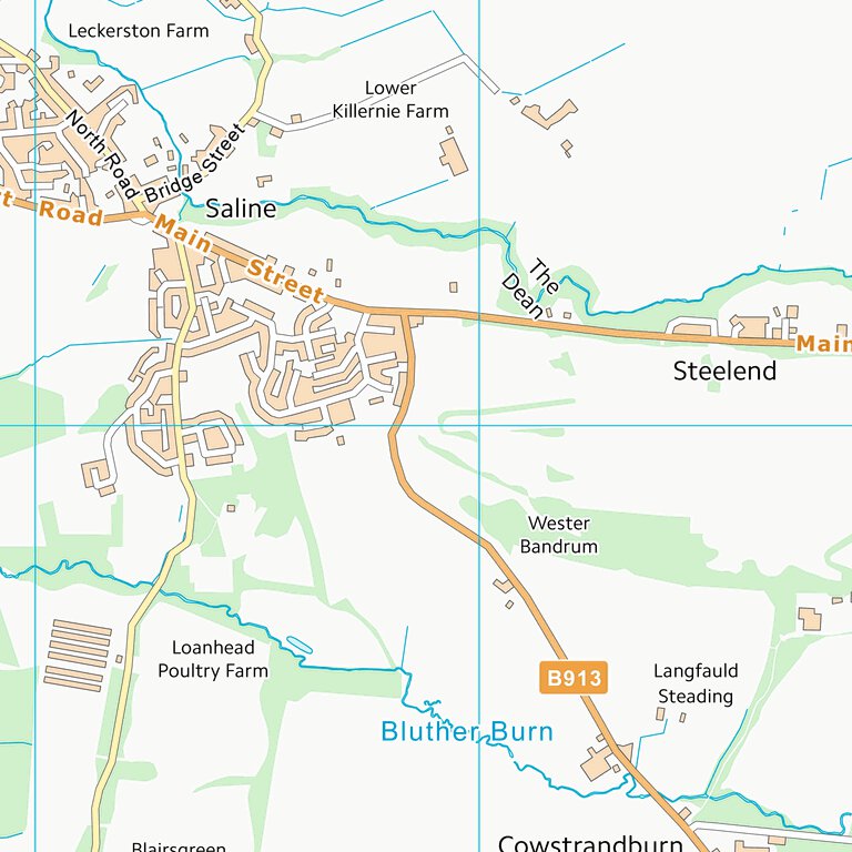 Fife Postcode Breakdown Map Fife (NT09) Map by UK Topographic Maps | Avenza Maps