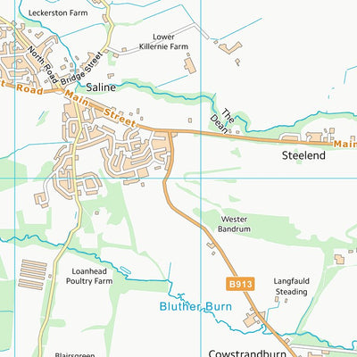 UK Topographic Maps Fife (NT09) digital map
