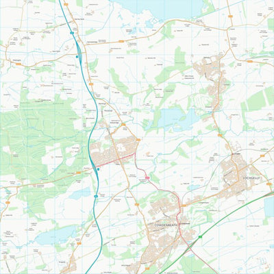 UK Topographic Maps Fife (NT19) digital map