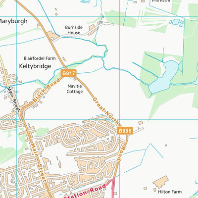 UK Topographic Maps Fife (NT19) digital map